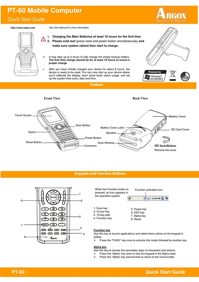 Argox PT-60 User manual