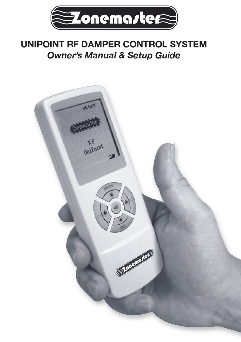 Polyaire Zonemaster Unipoint RF User manual