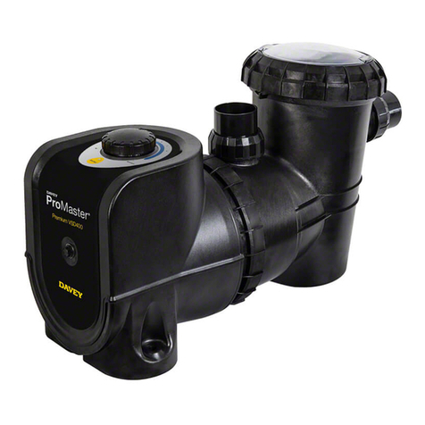 Davey ProMaster Premium VSD400 User manual