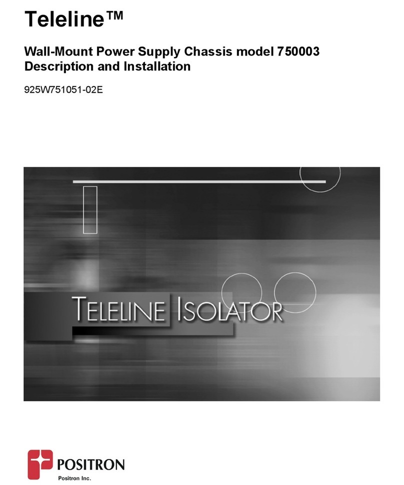 Positron Teleline 750003 Description and installation