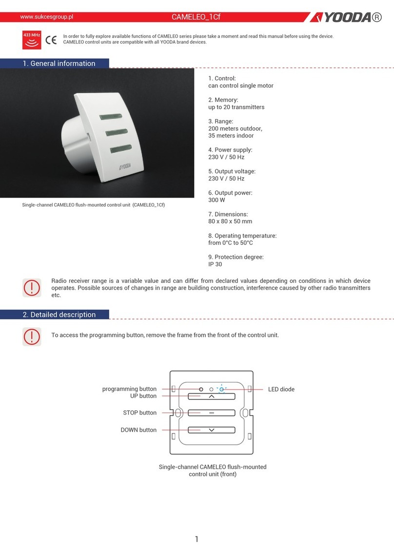 YOODA CAMELEO Series User manual