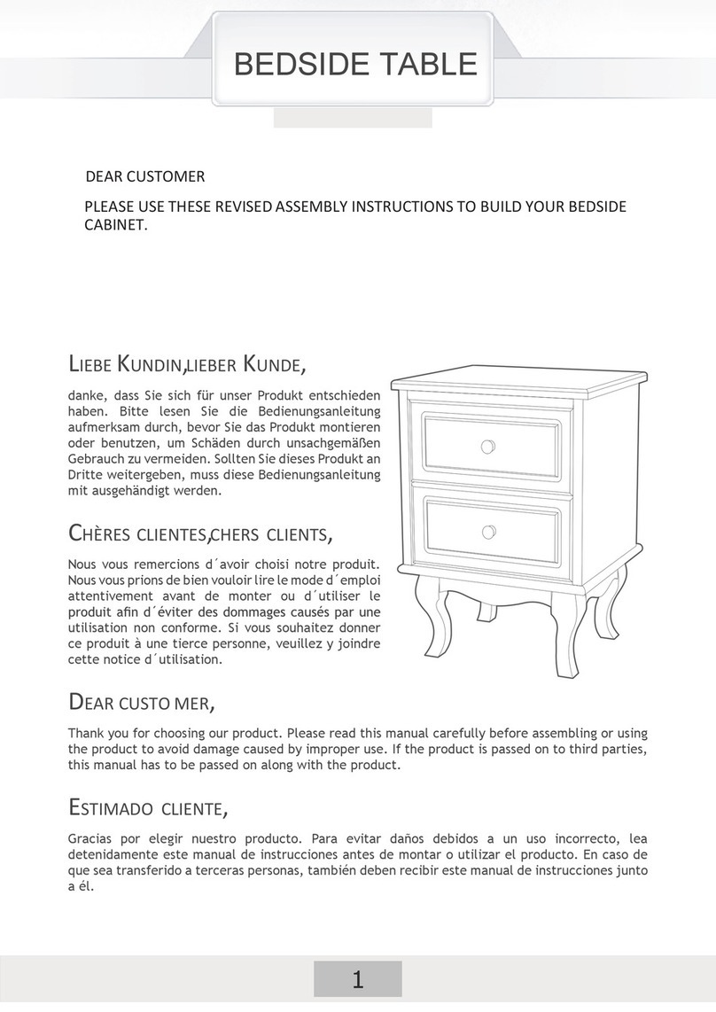 GFW MILTON BEDSIDE TABLE quick start guide GFW MILTON BEDSIDE TABLE quick start guide