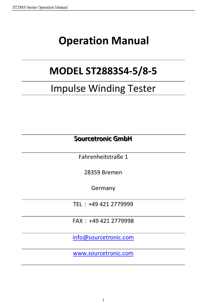 Sourcetronic ST2883 Series User manual Sourcetronic ST2883 Series User manual