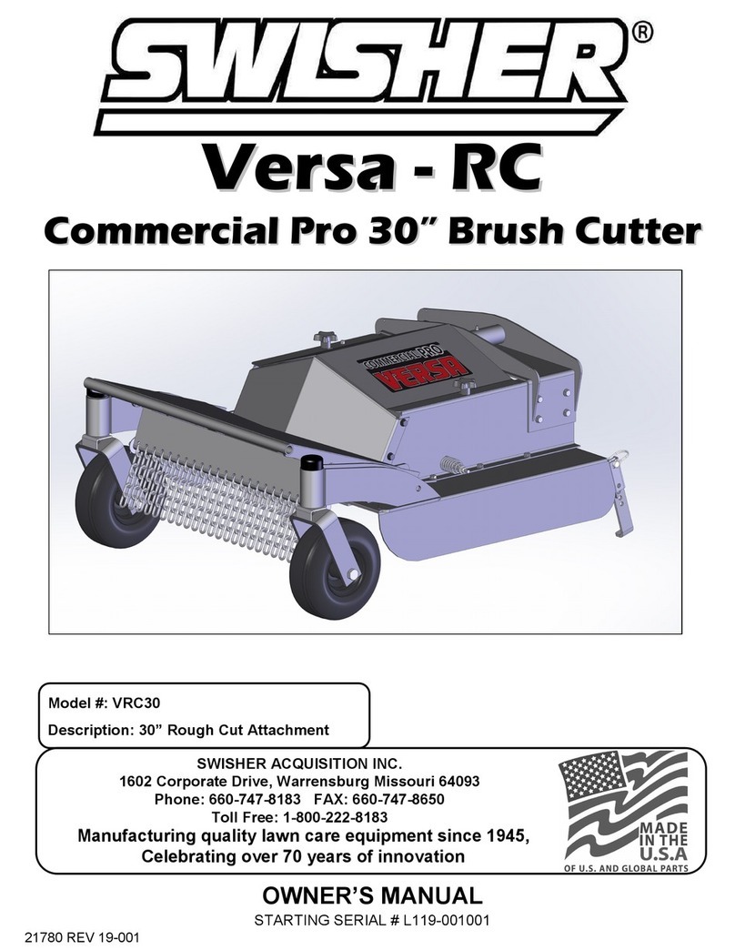 Swisher Versa-RC owner's manual