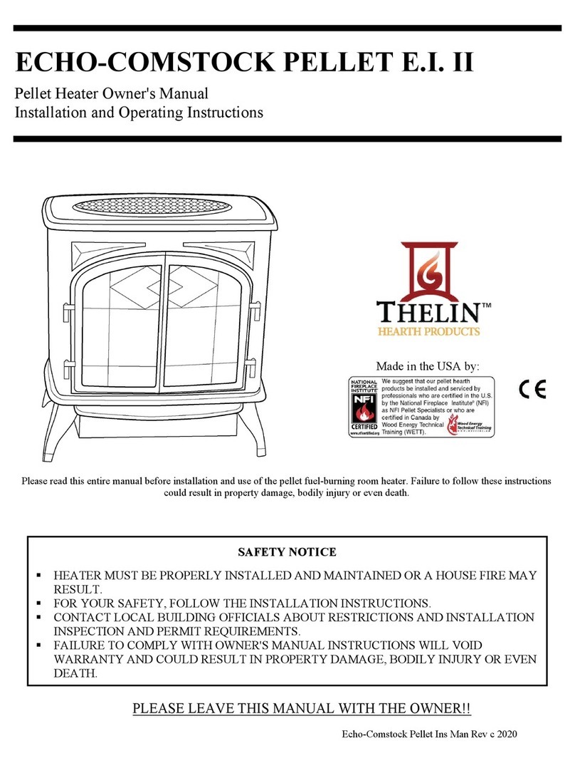 Thelin ECHO-COMSTOCK PELLET E.I. II User manual