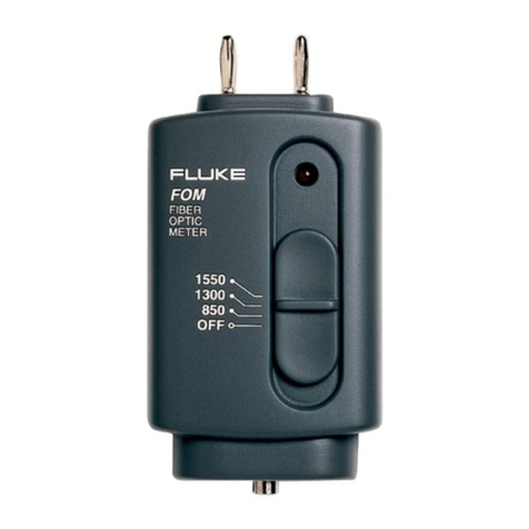 Fluke FOM Operating and installation instructions Fluke FOM Operating and installation instructions