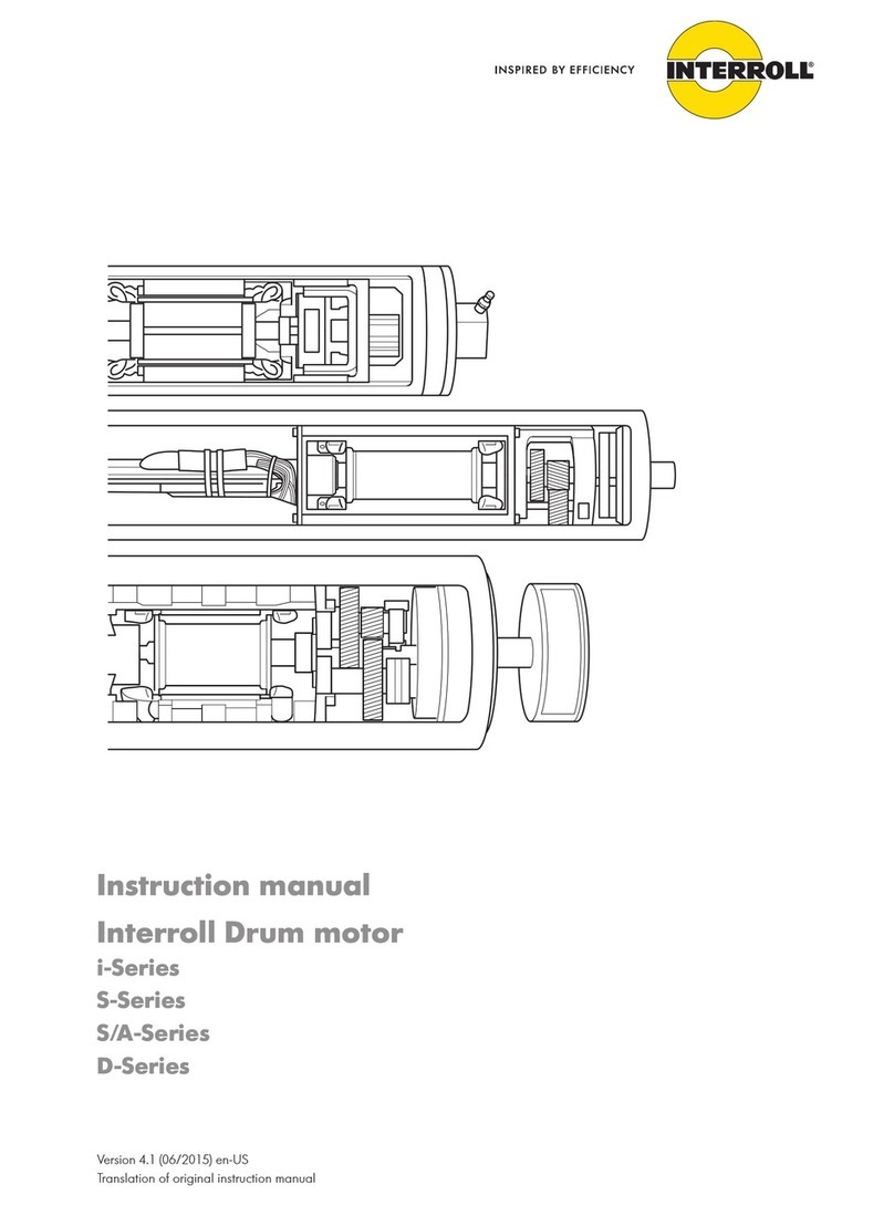 Interroll i Series instruction manual