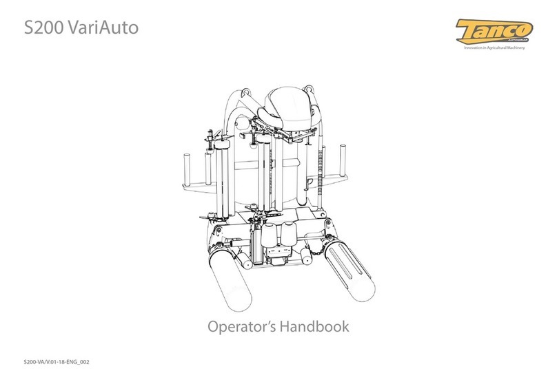 Tanco S200 VariAuto Operator's handbook