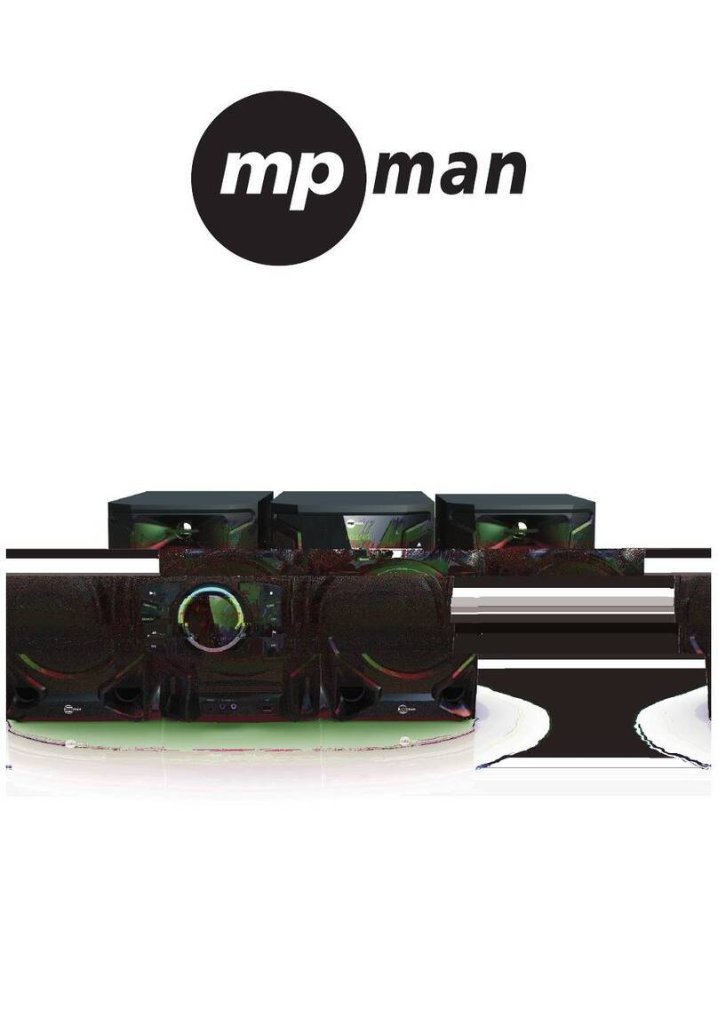 MP-Man MINI300BT instruction manual