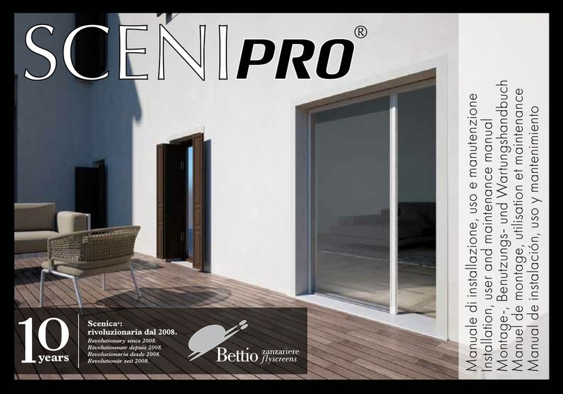 Bettio SCENIpro 1 Operating instructions