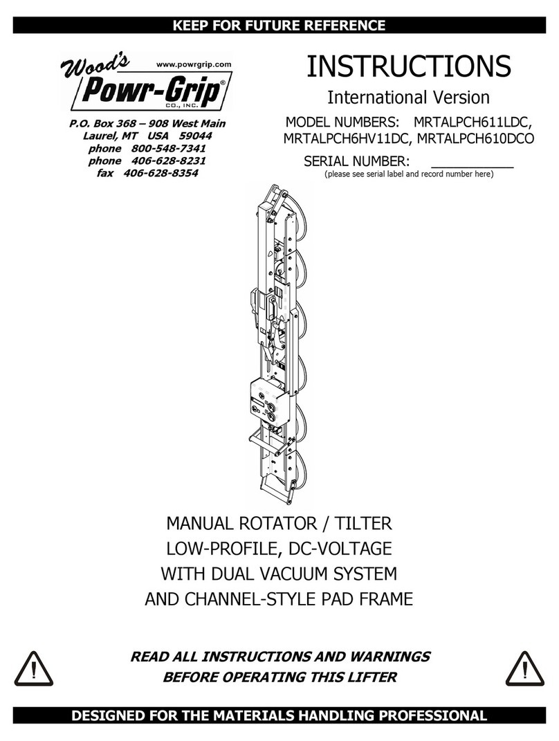 Wood’s Powr-Grip MRTALPCH611LDC instructions