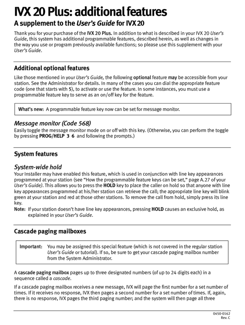 ESI IVX 20 Plus Owner's manual ESI IVX 20 Plus Owner's manual