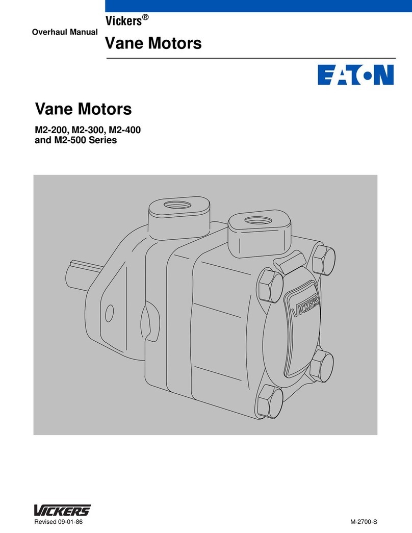 Eaton Vickers M2-200 Series Overhaul manual