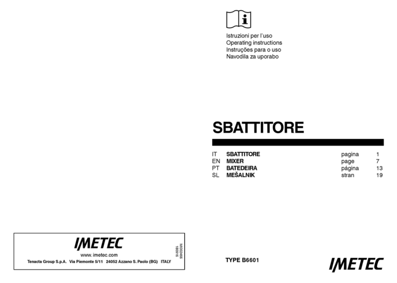 Imetec B6601 operating instructions