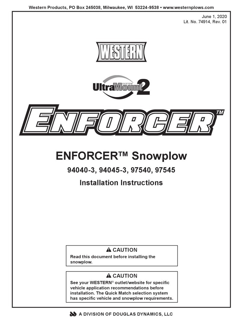 Douglas Dynamics WESTERN ENFORCER 94040-3 installation instructions