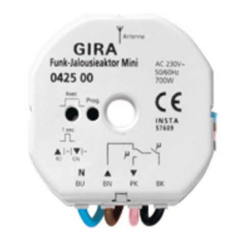 Gira 0425 00 User manual