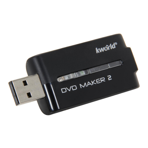 KWorld DVD MAKER 2 Installation guide