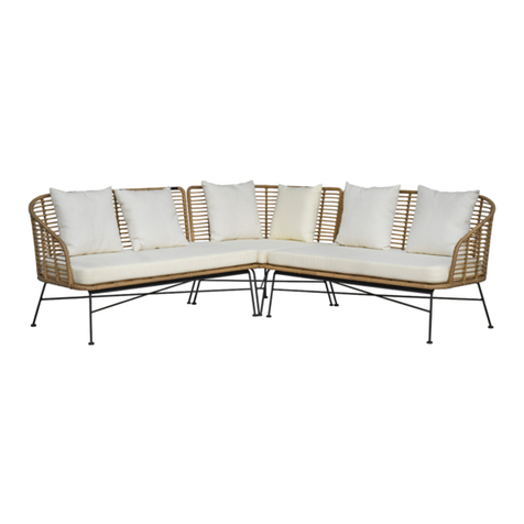 Garden Trading Hampstead Corner Sofa User manual