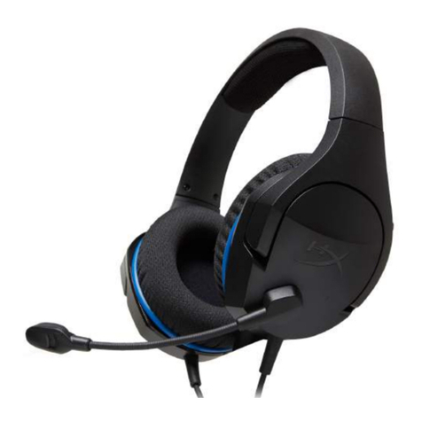 HyperX HX-HSCSC-BK User manual
