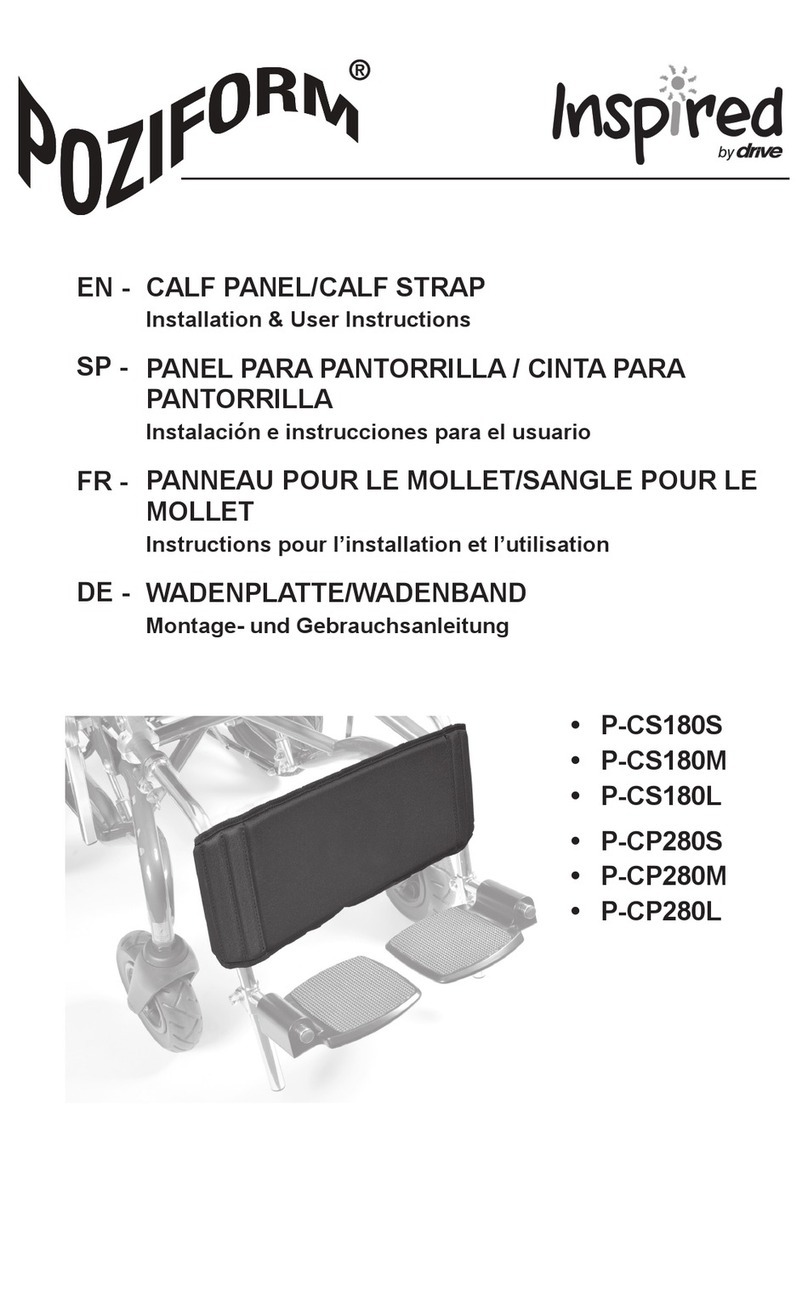 Drive inspired POZIFORM P-CS180S Assembly Instructions