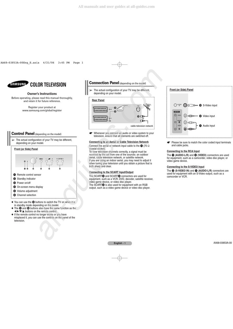 Samsung CW-29Z404N User manual Samsung CW-29Z404N User manual