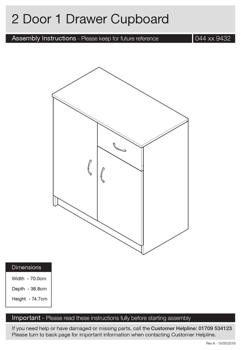 J D Williams 0449432 Series Assembly instructions