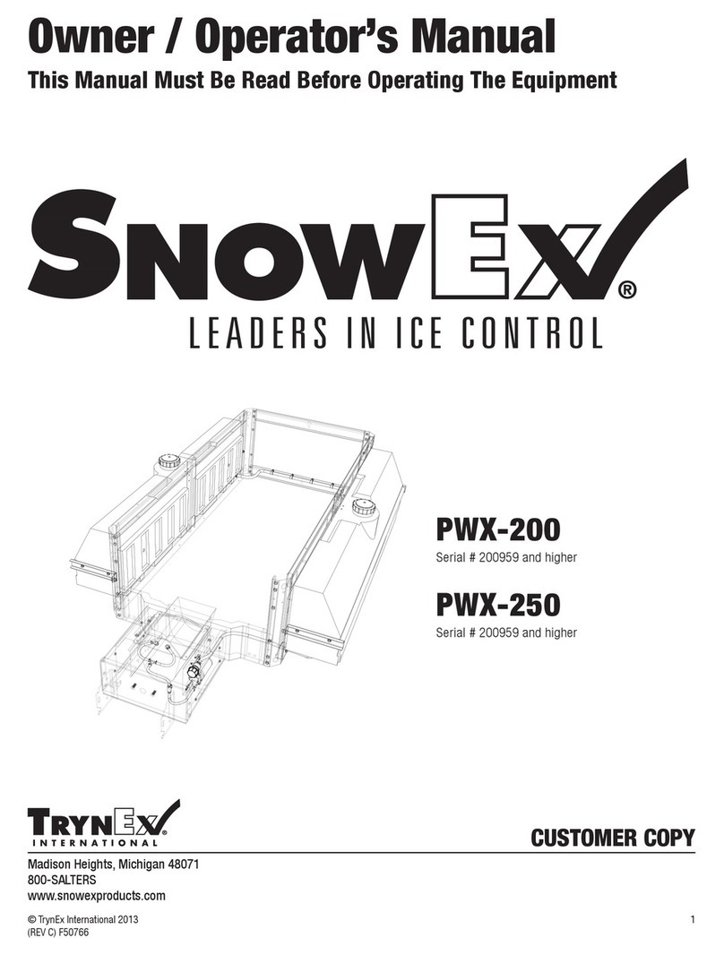 Trynex SnowEx PWX-200 Onwer / Operator's Manual