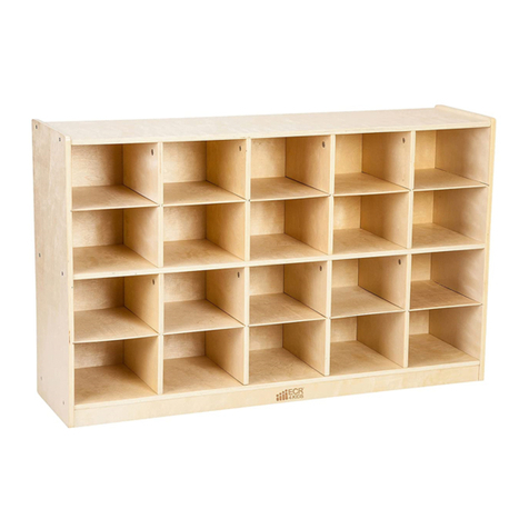 ECR 4 Kids 20 Section Storage Cabinet ELR-0426-A Assembly instructions ECR 4 Kids 20 Section Storage Cabinet ELR-0426-A Assembly instructions