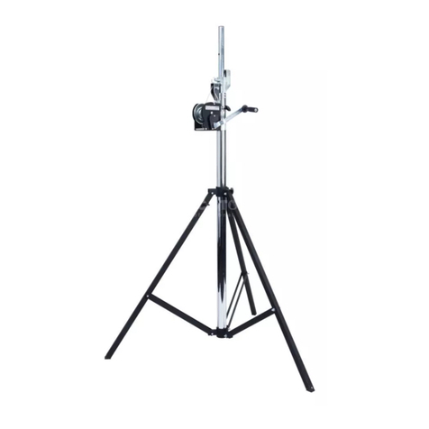 Lightmaxx LS-4000 PRO WIND-UP STAND User manual