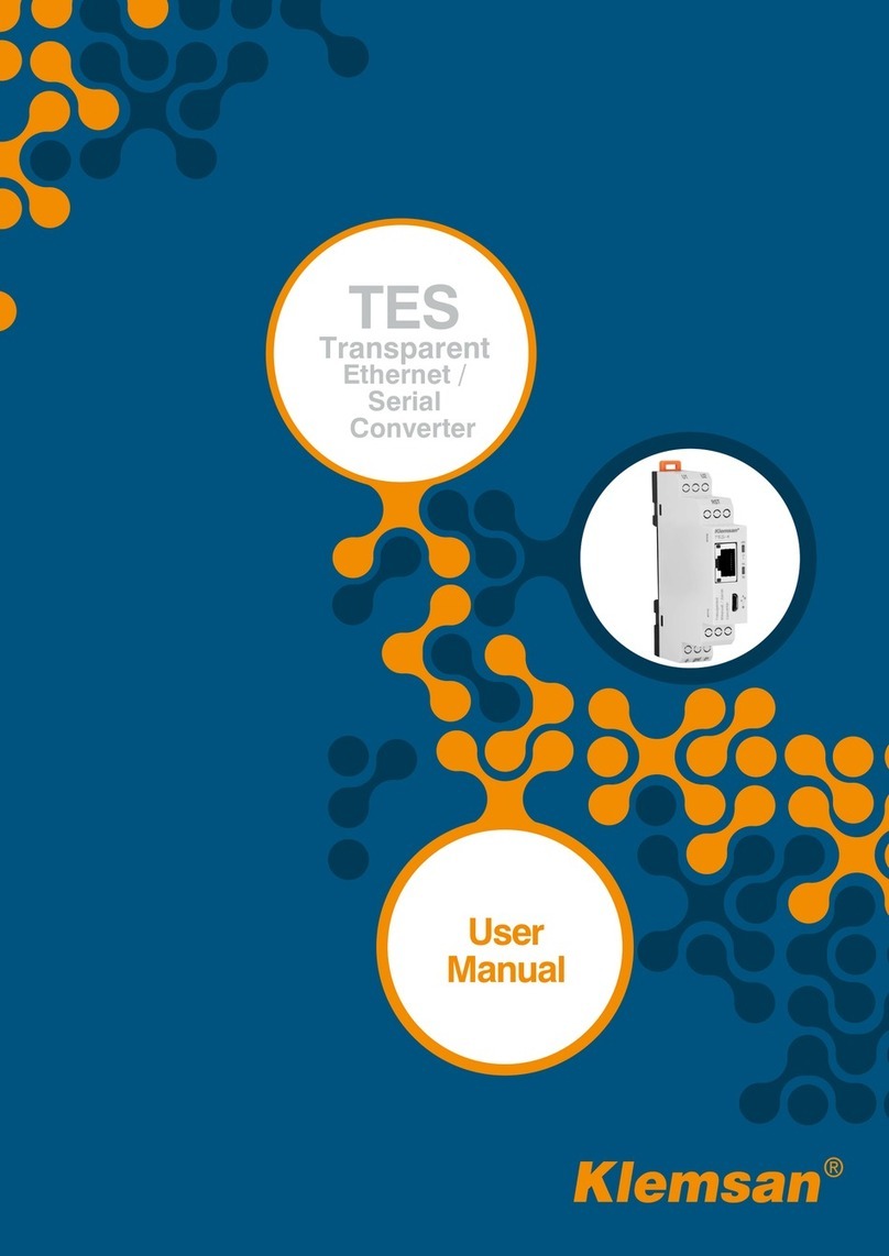Klemsan TES-4 user manual
