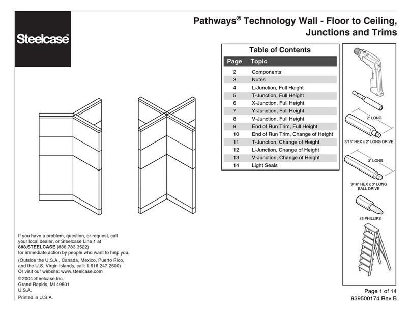 Steelcase Pathways User manual Steelcase Pathways User manual