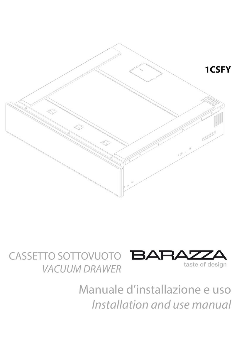 Barazza 1CSFY Installation and use manual