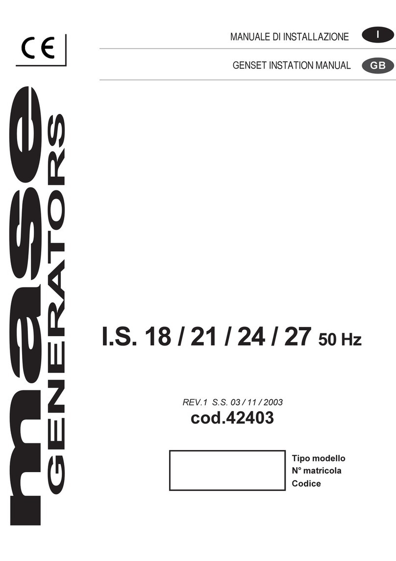 Mase I.S. 18 User manual
