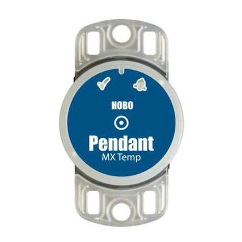 Hobo Pendant MX Temp User manual Hobo Pendant MX Temp User manual