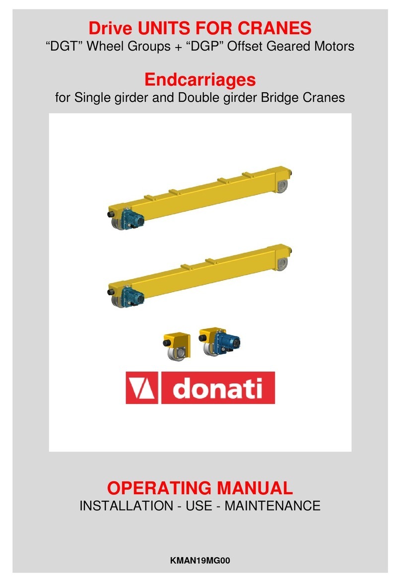 Donati DGT Series operating manual