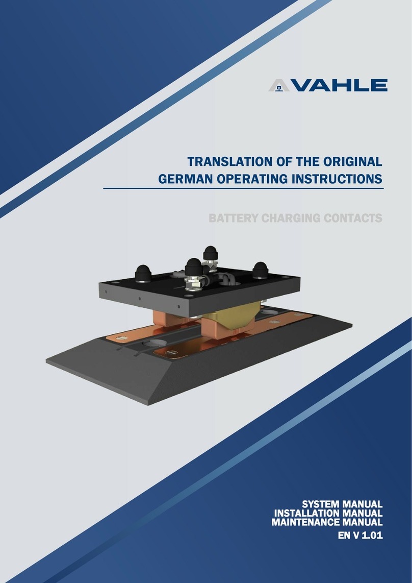 Vahle System 1 operating instructions Vahle System 1 operating instructions