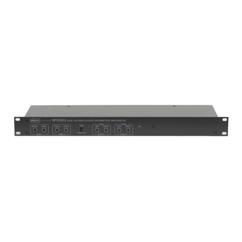 ELPRO SP205EQ Installation and use instruction