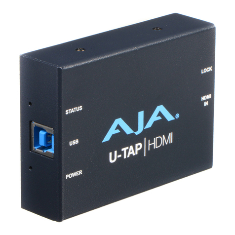 AJA U-TAP Series Operating instructions