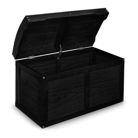 Badger Basket BARREL TOP TOY CHEST 01330 Assembly and use instructions Badger Basket BARREL TOP TOY CHEST 01330 Assembly and use instructions