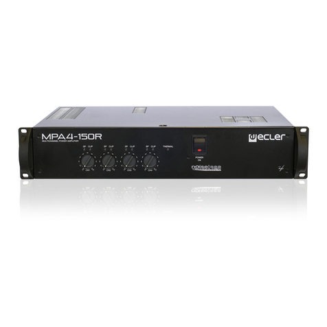 Ecler MPA4-150R User manual