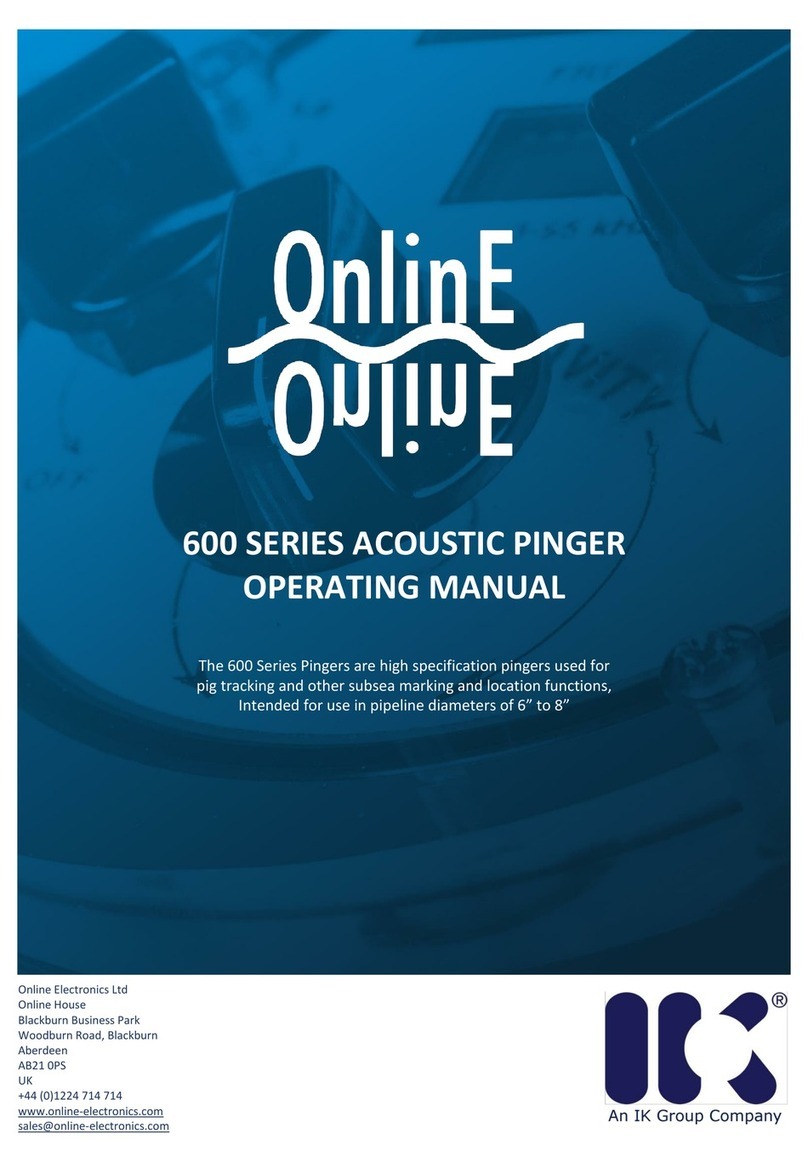 Online 600 Series operating manual