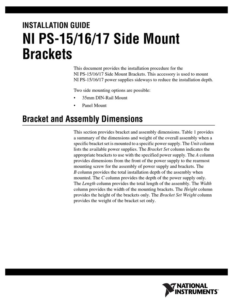 National Instruments PS-15 User manual