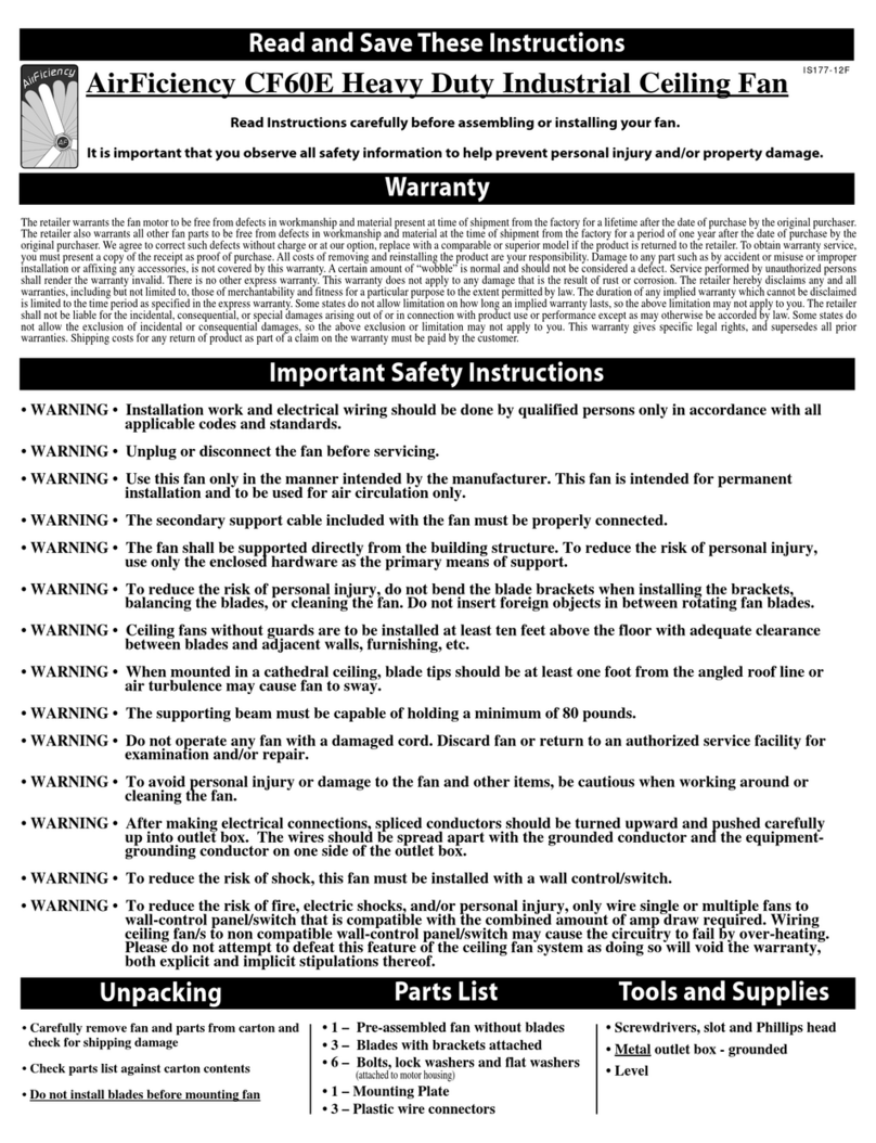 AirFiciency CF60E manual