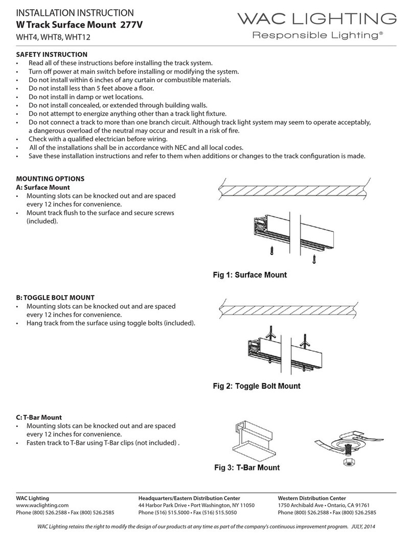 WAC Lighting WHT4 User manual
