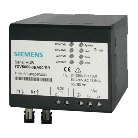 Siemens 7XV5655-0BA00 User guide