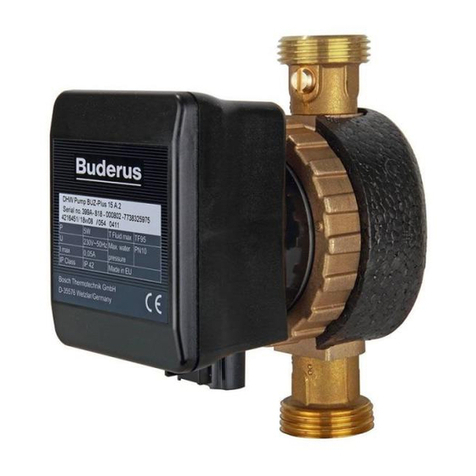 Buderus BUZ-Plus 15 Installation and operating instructions