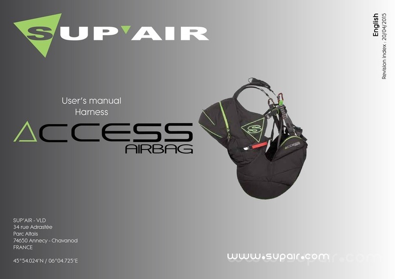 SUP’AIR ACCESS AIRBAG User manual