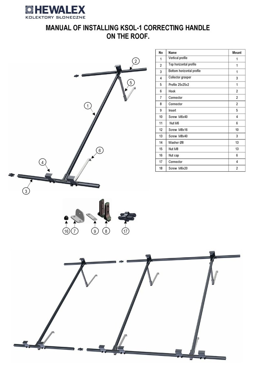 Hewalex KSOL-1 Manual of installing