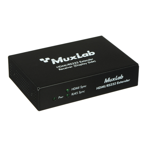MuxLab 500454 User manual