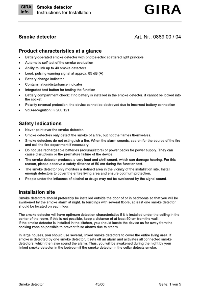 Gira 0869 00/04 Instructions for installation